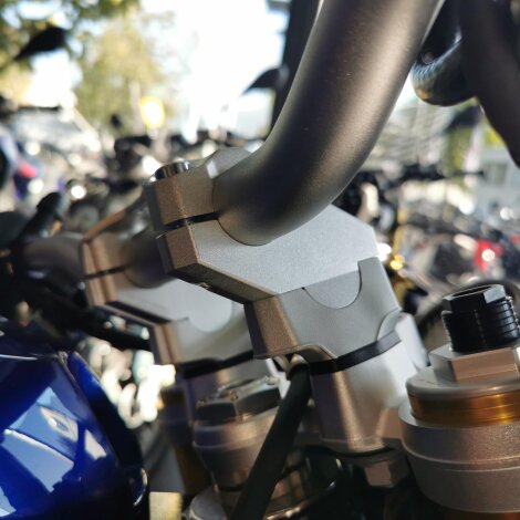 Handlebar risers 30 mm with offset 25 mm for BMW S 1000 R 13-20