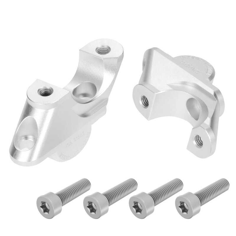 Handlebar risers with offset 30 mm high and 21 mm closer for BMW R 1250 RS LC 19-