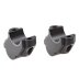 Handlebar risers 30 mm and 15 mm closer for BMW F 800 GS Adventure black anodized