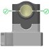 Handlebar risers 30 mm for Aprilia Tuono V4R APRC 1000 (TY) 11-14 silver anodized
