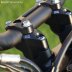 Handlebar risers 30 mm with offset 19 mm for KTM 1050 Adventure 14-16 silver anodized