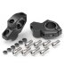 Handlebar risers 30 mm with offset 21 mm for KTM 1290 Super Adventure black anodized