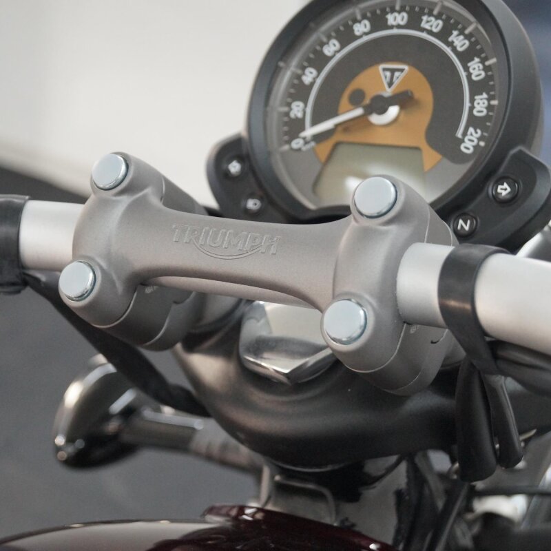 Lenkererhöhung 25mm für Triumph Bonneville Bobber & Speedmaster