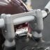 Handlebar risers 25 mm for Triumph Bonneville Bobber & Speedmaster black anodized
