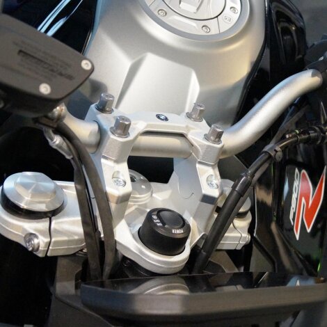 Handlebar risers with offset 30 mm high and 21 mm closer for BMW F 900 R 20-