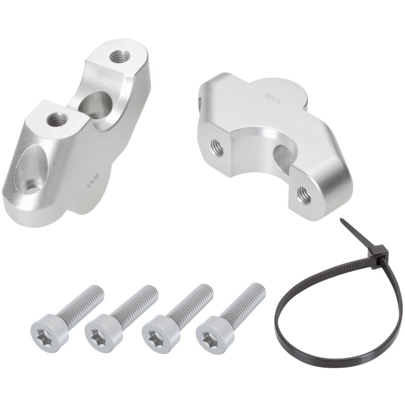 Handlebar risers with offset 30mm up and 20mm closer for BMW S 1000 XR 2020->