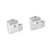 Handlebar risers 30 mm with offset 19 mm for KTM 890 Adventure / L / R / Rally 21- silver andodized