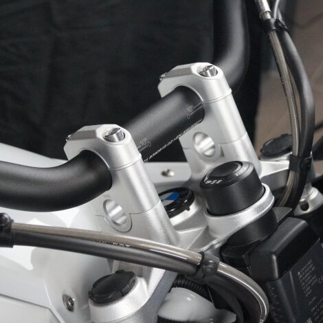 Handlebar risers 35 mm for BMW R 1250 RT 21- with tube handlebar