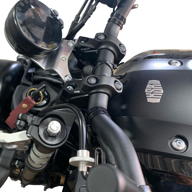 Handlebar risers 30mm with offset 25mm for Yamaha XSR 900 from 2015