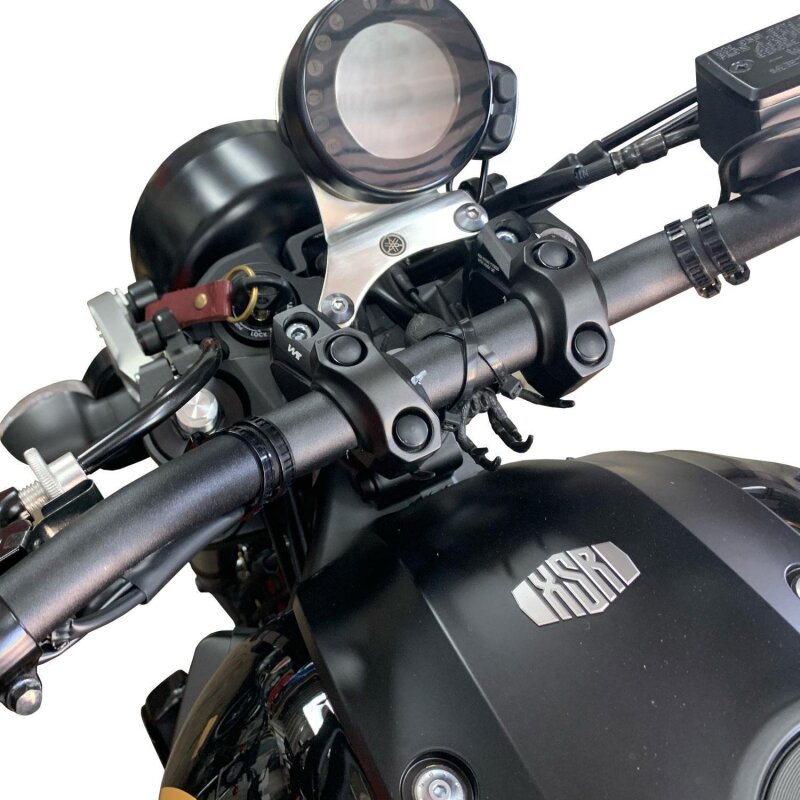 Handlebar risers 30mm with offset 25mm for Yamaha XSR 900 from 2015