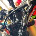 Handlebar risers 25 mm for Aprilia Tuono V4 RF / RR / Factory 1100 2017-> black anodized