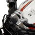 Lenkererhöhung 30mm mit Versatz 20mm für Triumph Speed Triple 1050 R (2012-2015) silbern eloxiert