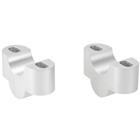 Handlebar risers 25 mm for Triumph Speed Twin 1200 silver...