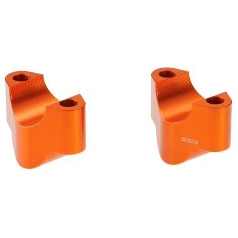 Handlebar risers 25 mm for KTM 890 Adventure / L / R / Rally 21- orange anodized