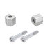 Handlebar risers 25 mm for KTM 890 Adventure / L / R / Rally 21- silver anodized