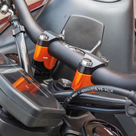 Handlebar risers 25 mm for KTM 1290 Super Duke R 2013-2019