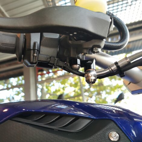 3cm brakehose extension adapter for Yamaha MT-07 2021-> (RM33 & RM34) CNC milled