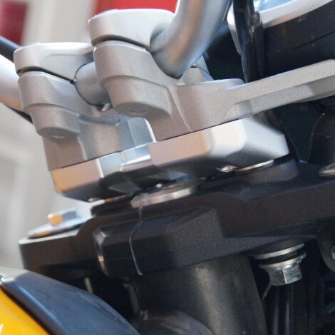 Handlebar riser with offset for Ducati Scrambler 400, 800 & 1100 models