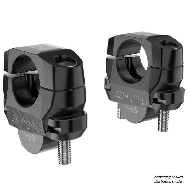 Handlebar riser adjustable for KTM 640 LC4 Supermoto (KTM 4T-EGS) 02-06