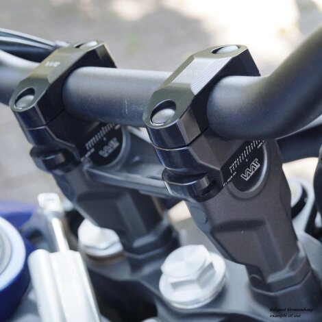 Handlebar riser adjustable for Ducati Multistrada 1100 S 2007-2009