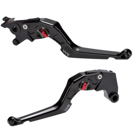 Brake lever and clutch lever set CNC milled for Aprilia Tuono 125 (KC) 17-