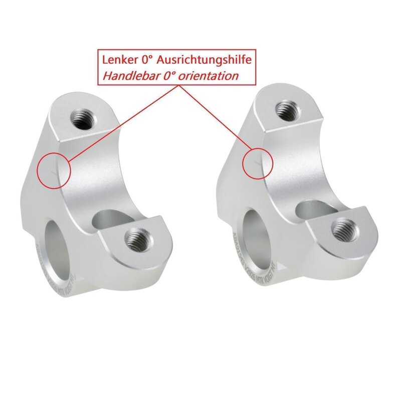 Handlebar risers with offset 30mm high & 24mm back for BMW S 1000 XR 2014-2019 (K49)