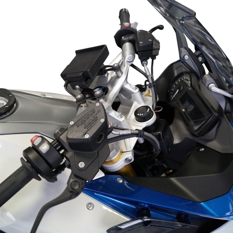 Handlebar risers with offset 30mm high and 21mm closer for BMW R 1200 RS LC K54 2015-2019